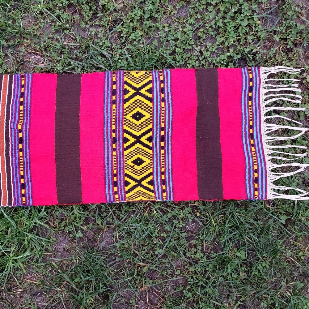 Handwoven Ethiopian Cloth Table Runner/ or Wall Hanging